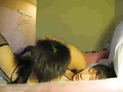 肉麻男给性感情趣骚女友舔逼激情后插干逼女的骚货高清完整版)