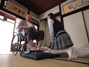 [URKK-090] 隣の変態大家におっぱいを揉まれ毎日犯●れてます 綾瀬こころ - 1of5