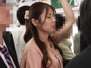 [HUNTC-296] 心の声が聞こえる電車痴●！2 えっ！？ウソ！ダメ！お願い！そこで止めないで！イキそうなのに… - 5of5