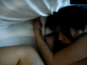 杭州漂亮大眼美女与男友宾馆做爱时担心会怀孕不让射小穴里面,最后只能射嘴里了！呻吟声太诱人了！