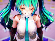 [MMD]初音ミク[おねがいダーリン][demitasse]