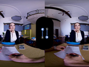 BaDoinkVR Busty Professor Lily Love Makes You Her Sex Pet