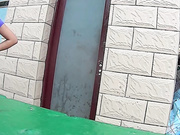 国内大学双机位真实厕拍系列  大家一起运动打篮球 看起来玩的很开心