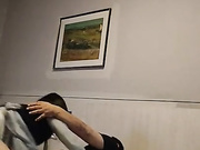 国产CD系列杨小妹2 男扮女装勾引胖老头 被看破了继续玩 结束后老头说不好玩对白有趣