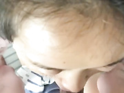 22 性奴跪地销魂吃鸡巴，被我一顿猛插，深喉