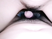 老婆艹逼的时候，一提到3P她性欲就来，水就很多。