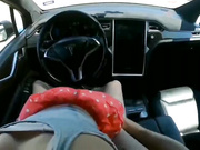 【网曝门事件】最近火爆P站『特斯拉』不雅视频流出 自动驾驶模式疯狂车震 情深时撞翻驾驶仪 高清720P无水印