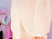 伊崽脱衣舞诱惑直播粉丝们撸射小穴