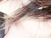 超高质量女神下海美乳无毛粉穴水晶假屌爆插骚穴