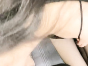 酒店黑色包长袖臀裙黑丝高跟背入骑乘